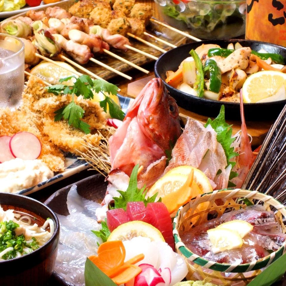 這種居酒屋以生魚片，串燒和與鹿兒島的食材有關的單一菜餚為特色，具有個性和氛圍。