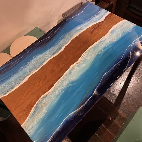 Ocean Resin Table Available!