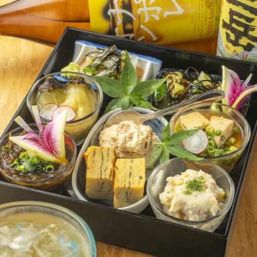おばんざいの盛り合わせで味わう和の優しさ