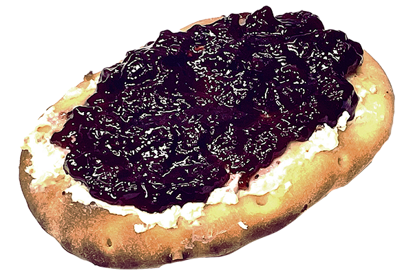 【至福のひととき】とろけるチーズと果実のハーモニー♪ブルーベリー＆チーズ