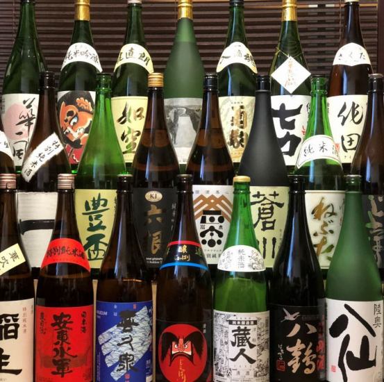 青森県全19蔵元の日本酒を26種♪また季節限定酒なども...♪