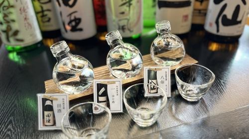 Enjoy Aomori's local sake and cuisine