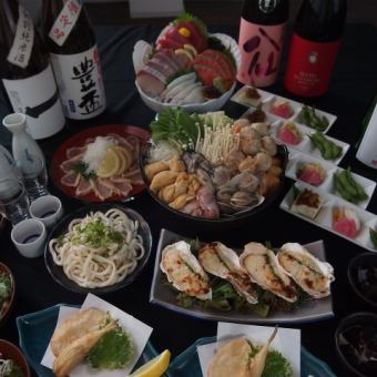 【飲み放題付き宴会】11月～☆豪華壱乃助宴会☆　6500円コース　※クーポン印刷ご持参で10％オフ