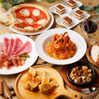 Course A (Classic Spanish & Italian Course) 8 dishes with 2 hours of all-you-can-drink, 6,000 yen → 5,500 yen