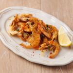 Shrimp fritters, Calabrian style