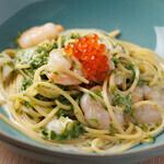 Shrimp and scallop seaweed cream pasta (regular/large)