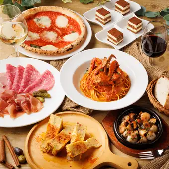 Course A: Classic Spanish & Italian Course (8 dishes, 2 hours all-you-can-drink included) ¥6000 → ¥5500