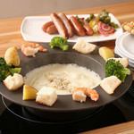 All-you-can-eat simple lunch with your favorite food + cheese fondue!