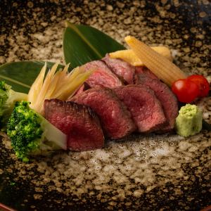 Domestic Wagyu beef steak