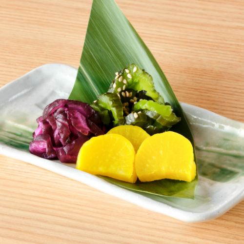 お新香盛り