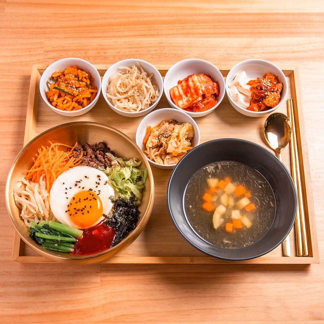 本格韓国料理のランチがリーズナブルに愉しめる☆