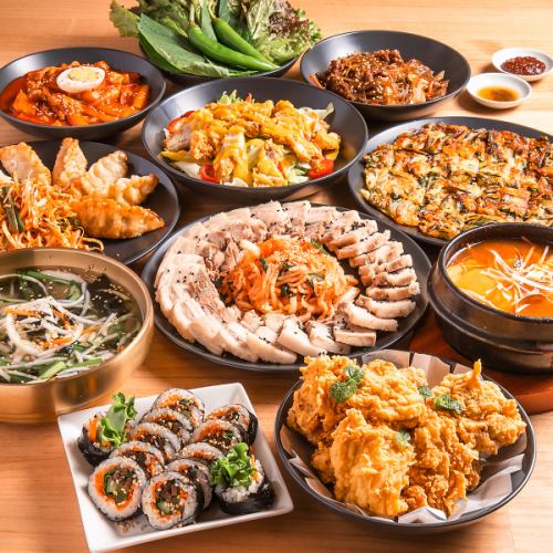 ≪韓国出身の料理人が作る本場の味♪≫お酒との相性抜群な本場の味が充実のラインナップ♪220円 (税込)~