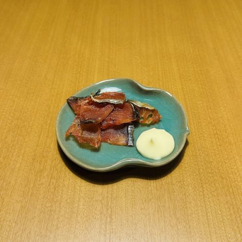 鮭とばの炙り