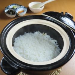 【焼魚と御一緒にご飯のお供3点付】銀シャリ　一合