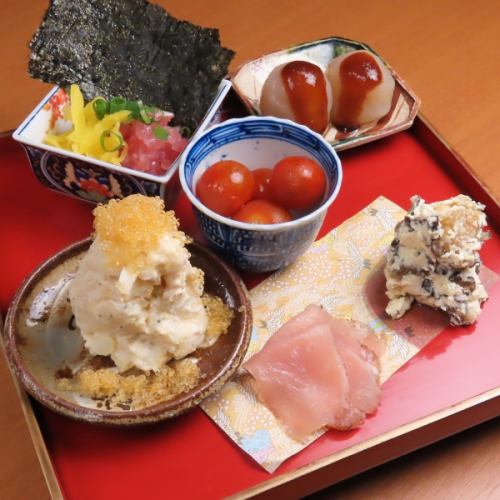 日替わり旬のおばんざいおまかせ6種盛り