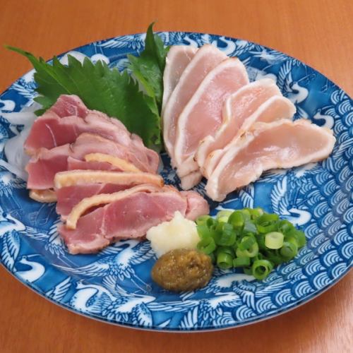 知覧どりたたき盛り合わせ