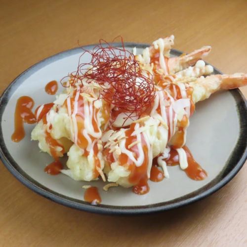 大きい海老チリマヨ