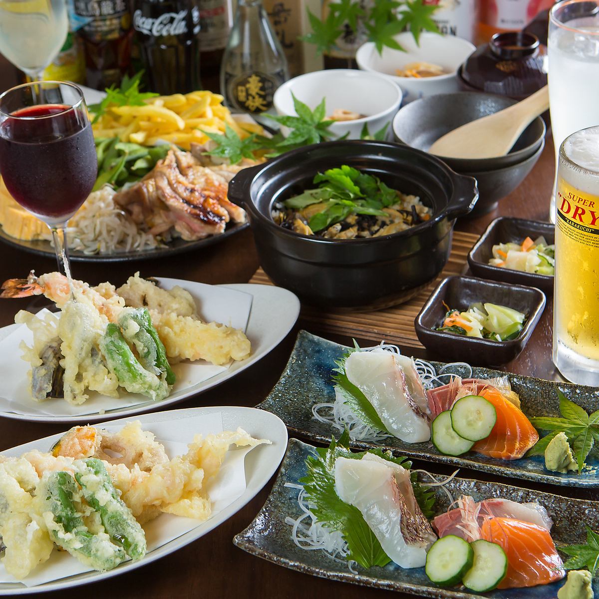 京田辺駅より徒歩約3分！土鍋で炊いた米と旬の食材を使った料理が楽しめる和風居酒屋