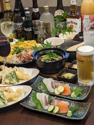【宴会　松コース】９０分飲み放題付グレードアップコース全8品8,000円（税込）