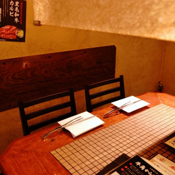 Recommended for dates and girls' grilled meat ♪ You will be relaxed while eating delicious meat ☆