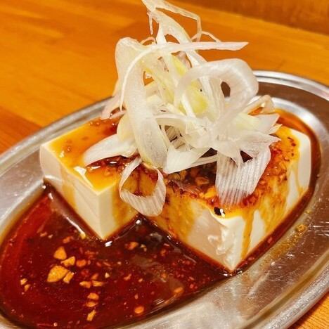 Spicy cold tofu