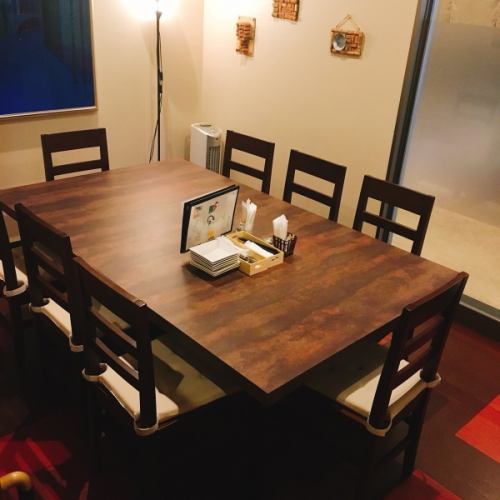 We offer a complete private room, which is also recommended for banquets etc.