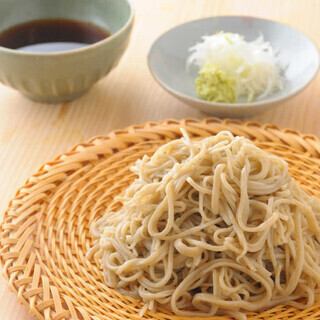 鴨汁とざる蕎麦