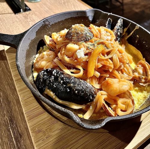 アレンジ！海鮮ナポリタン