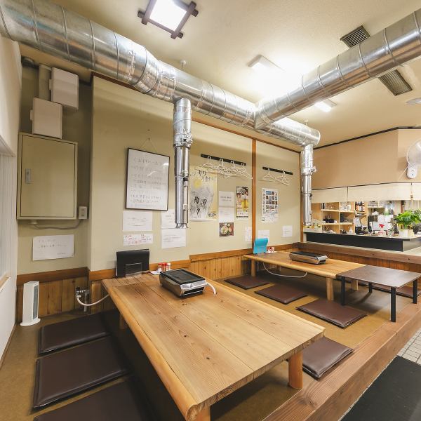 We also have a tatami room where you can take off your shoes and relax.The spacious table is perfect for family meals. Even small children can come and enjoy the restaurant with peace of mind.