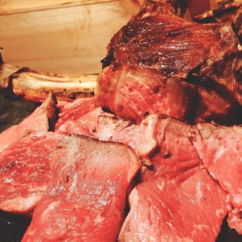 【ディナープラン】シュラスコ食べ放題180分+アルコール飲み放題　9,000円(税込)