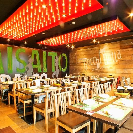 広々とした店内で心地良い音楽とおいしい料理をご堪能ください♪