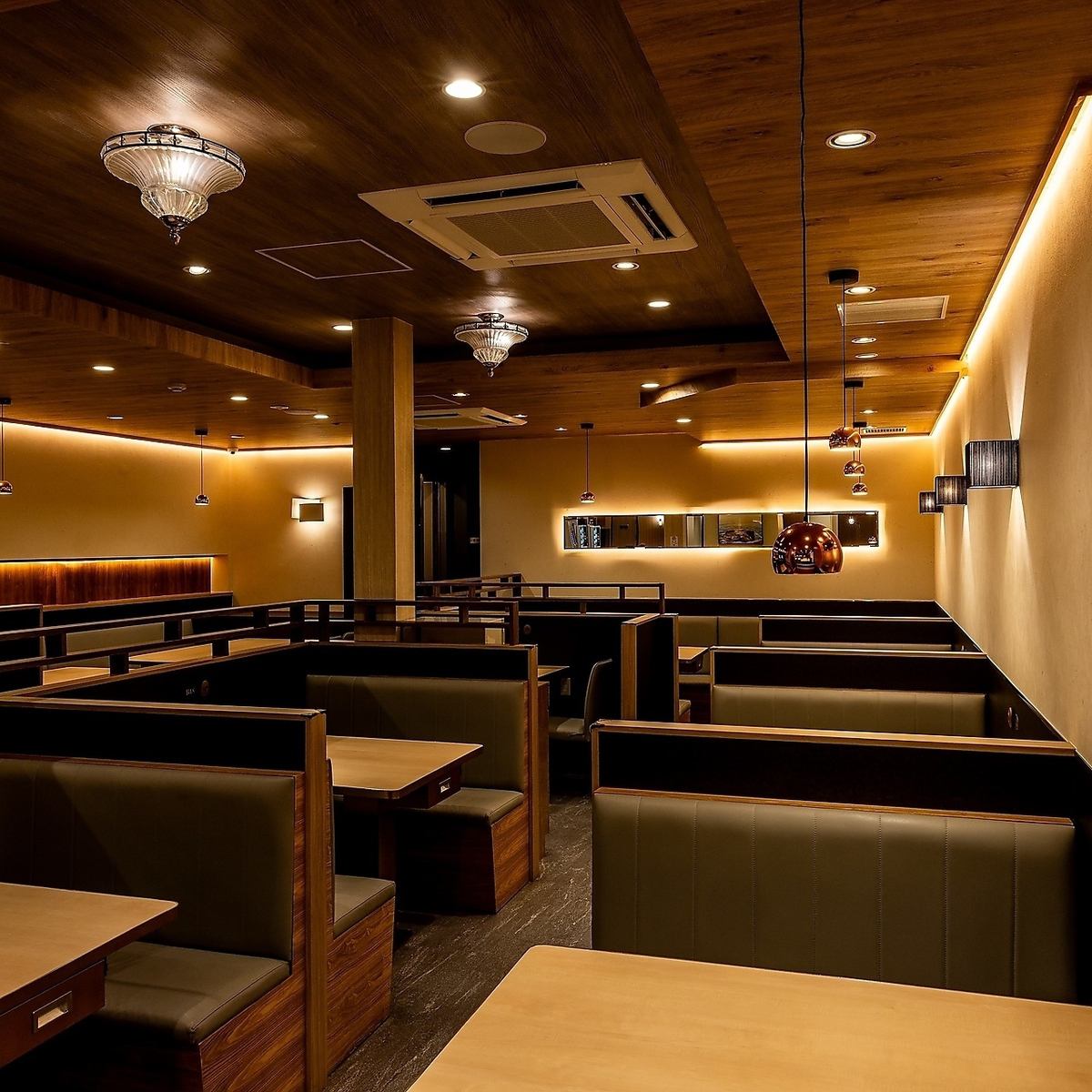 店内は190席ご用意あるため大人数の宴会も大歓迎です!