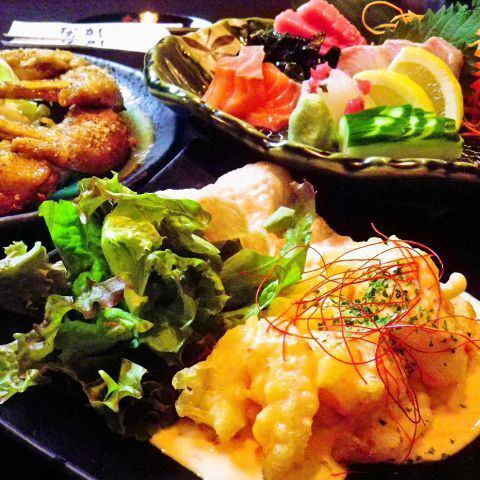 女子会コースはたっぷり３時間♪３品が食べ放題！