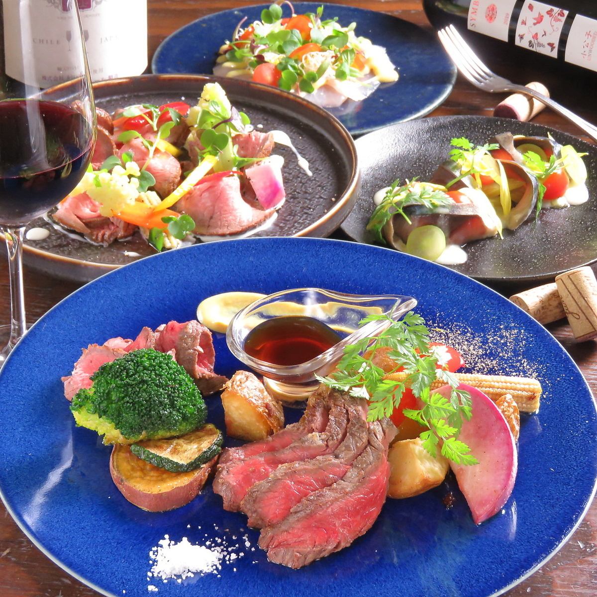 [바시 · 카구라 자카] 엄선 된 소재의 일본 요리점 ☆ 일본 와인을 즐길 했어 있습니다!