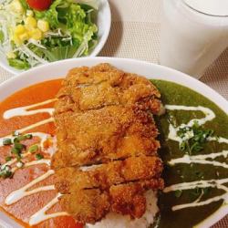 ダブルカツカレー
