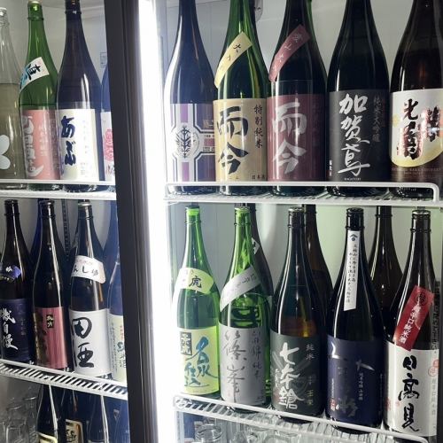稀な日本酒を豊富にご用意