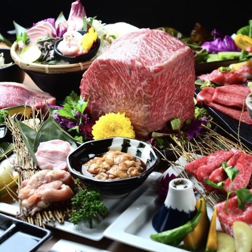 연회 코스 12품 6,000엔~