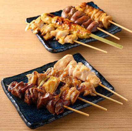 当店人気の焼鳥盛り合わせ