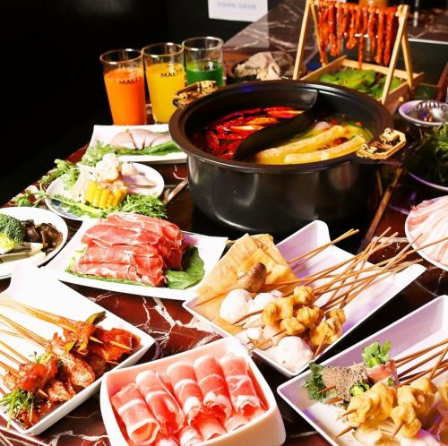 Authentic hot pot! All-you-can-eat with 100 kinds of ingredients ◎ Enjoy as much of your favorite food as you like with buffet and order style ♪