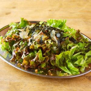 Choregi salad with lots of Korean seaweed