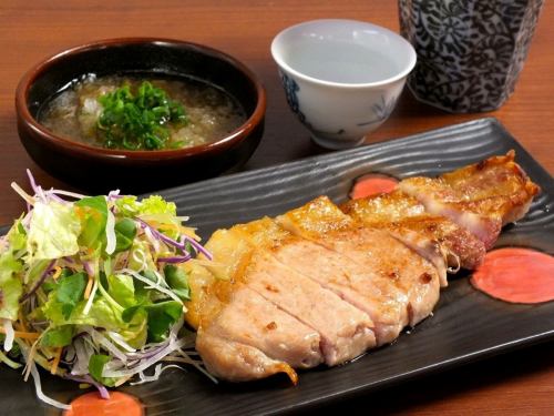 Charcoal grilled Kirishima black pork loin