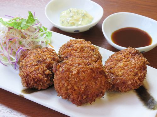 Minced cabbage cutlet