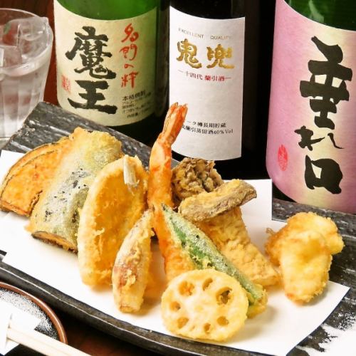 Assorted tempura