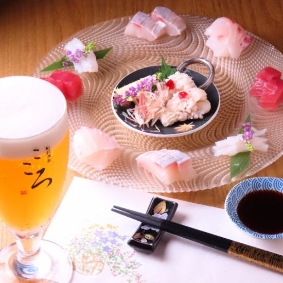 旬の食材を職人が丁寧に調理いたします