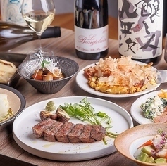 シェアしてワイワイ！通常にはない特製おつまみコースで乾杯も◎