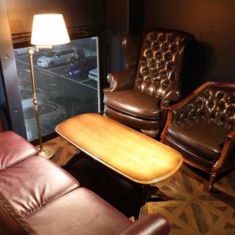 個室ではありませんが人目を気にせずごゆっくりお過ごしいただけます。