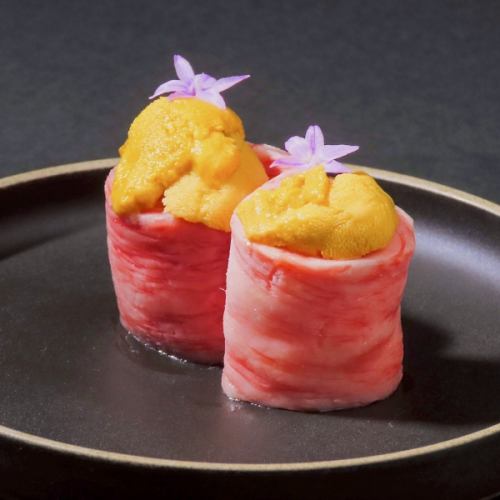 【雲丹の肉軍艦】