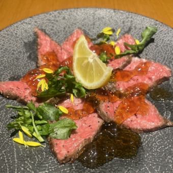 [Welcome/farewell party] Includes 2 hours of all-you-can-drink [Enjoy grilled beef tongue and Sendai beef roast beef] 9 dishes for 8,000 yen