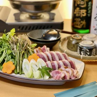 【せり鍋を楽しむコース】120分飲放付7品 6000円