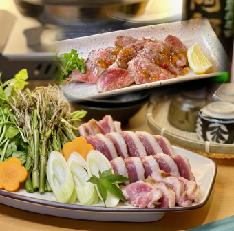 【仙台せり鍋と仙台牛ローストビーフが楽しめる】120分飲放付7品8000円